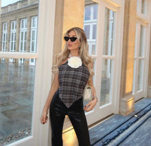 Load image into Gallery viewer, Lucy Plaid Halter Top