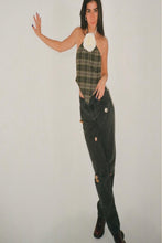Load image into Gallery viewer, Lucy Plaid Halter Top