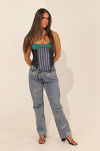 Load image into Gallery viewer, Denim Dreams Corset
